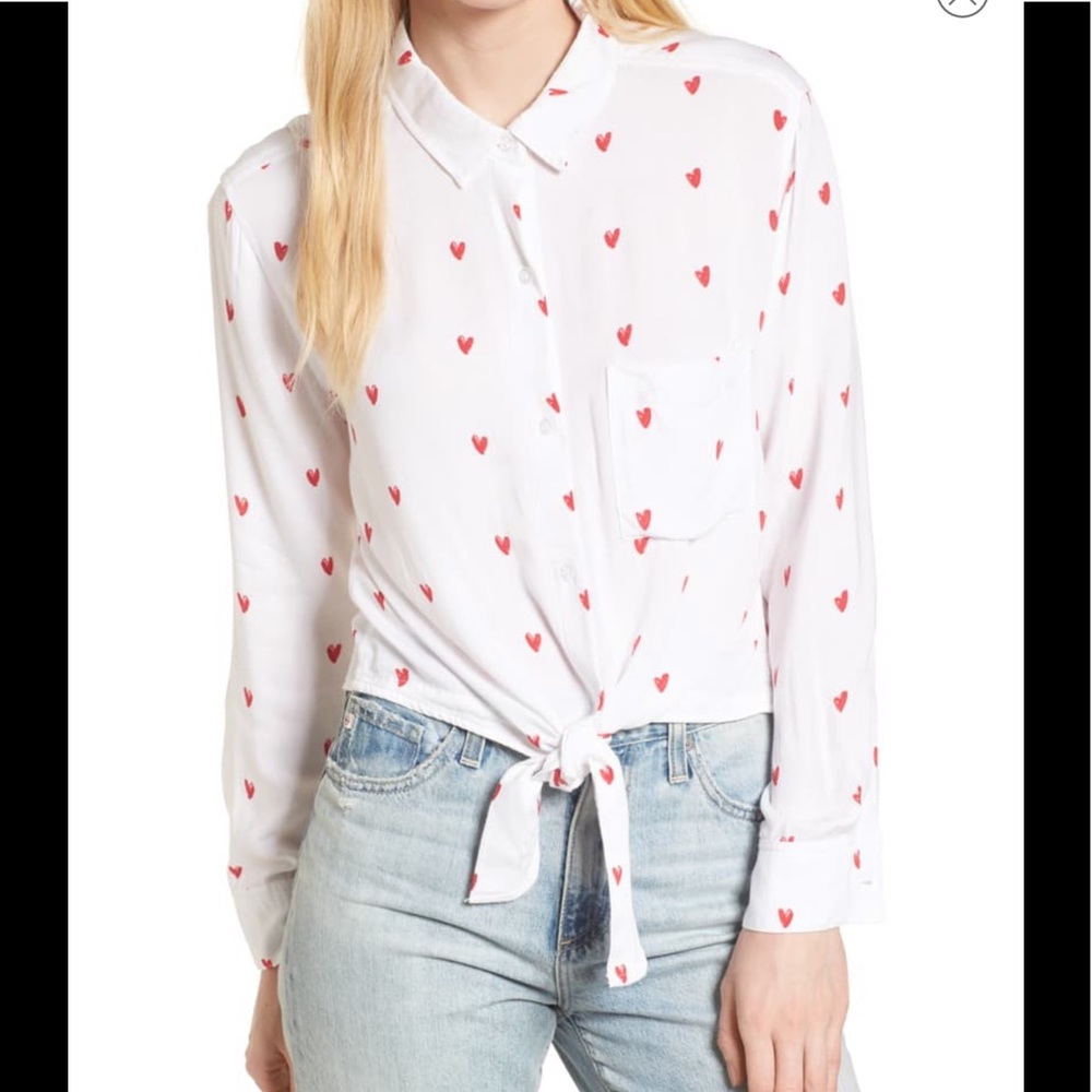 Rails Val Tie Front Shirt